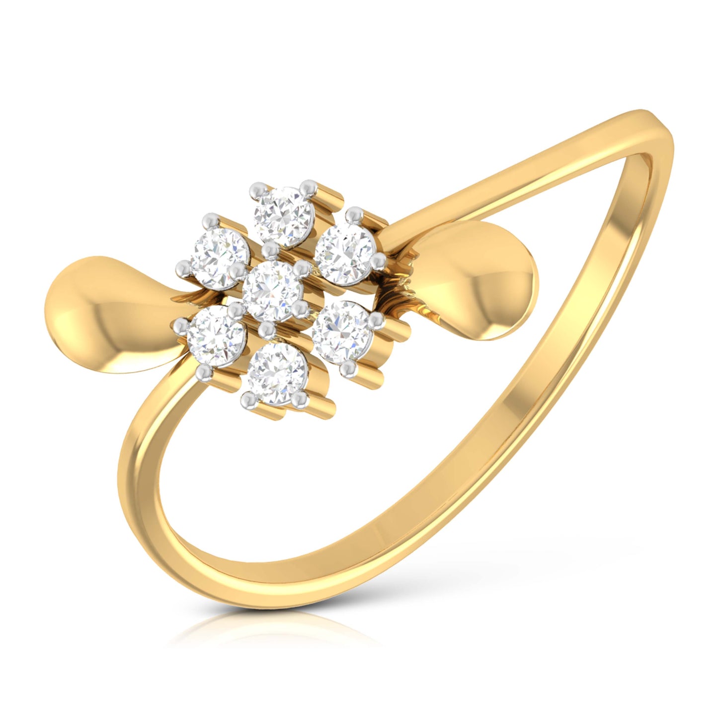 Floral Majesty Diamond Ring