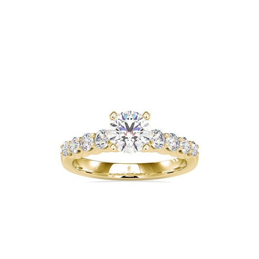 Imperial Crown Sparkle Solitaire Diamond Ring