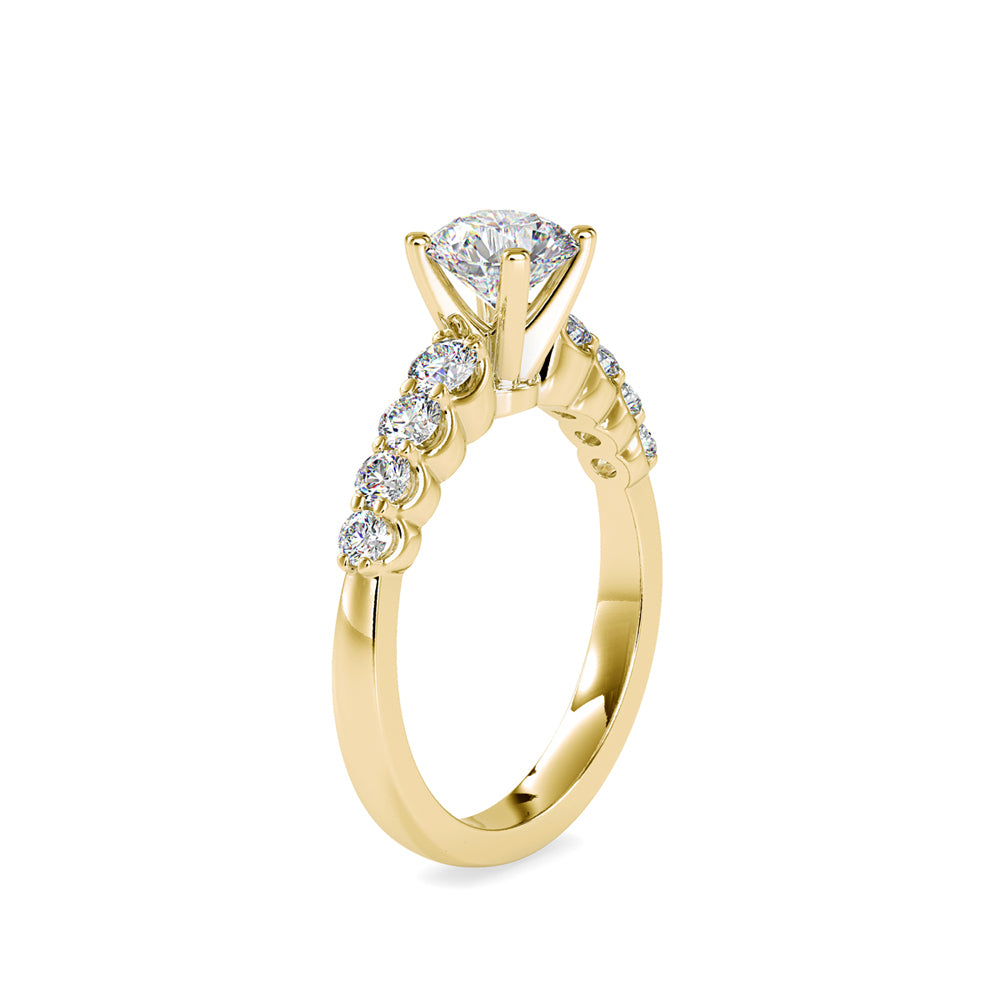 Imperial Crown Sparkle Solitaire Diamond Ring