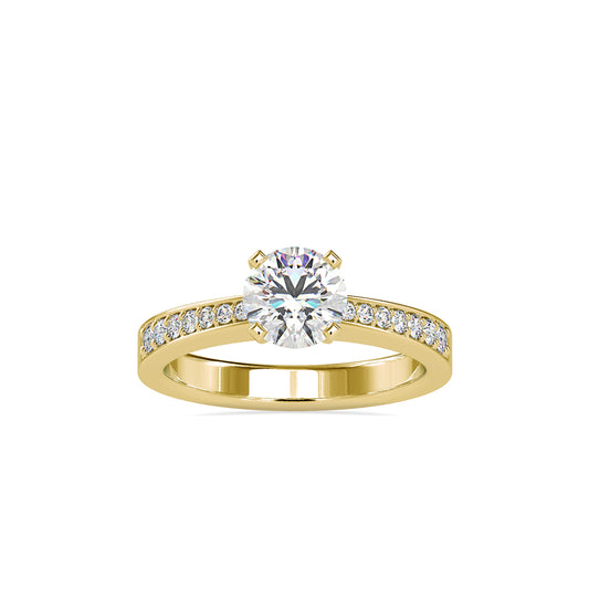 Expanding Dazzle Solitaire Diamond Ring