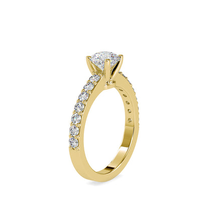 Enchanted Crown Solitaire Diamond Ring