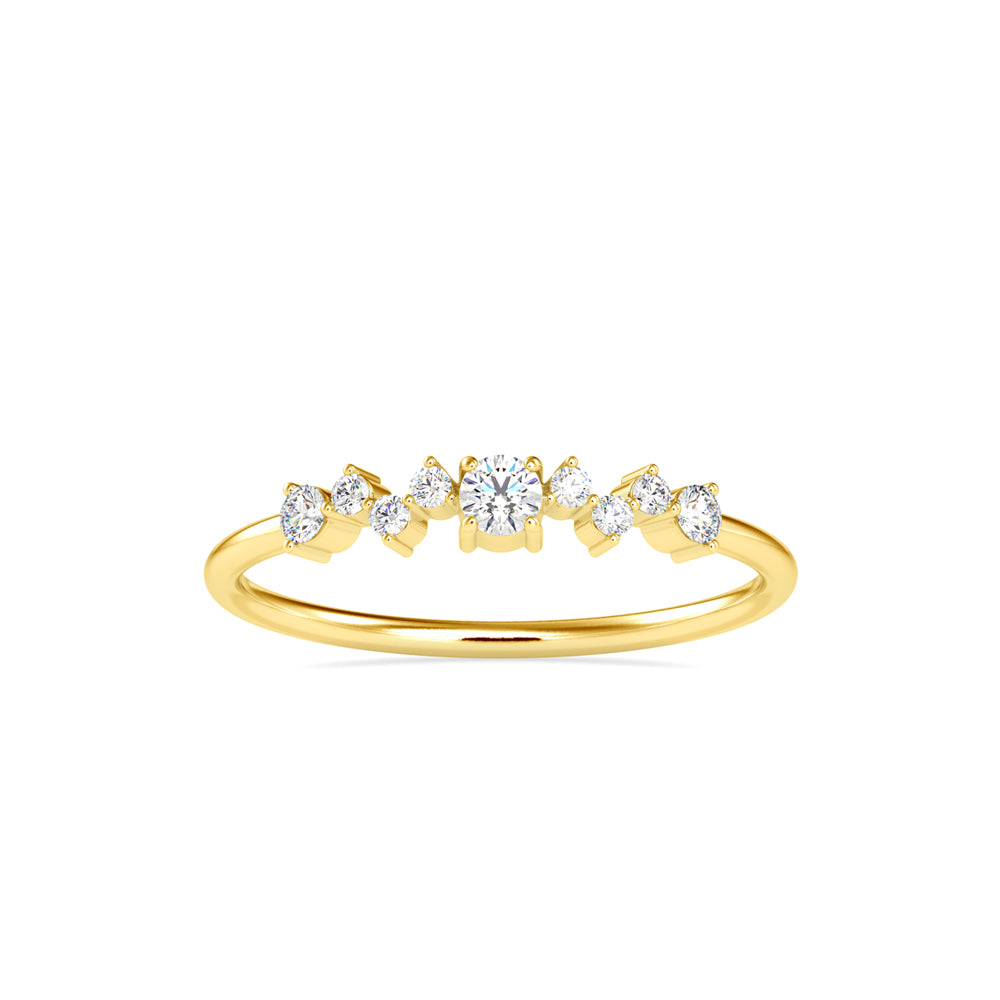 Chic Serenity Diamond Ring