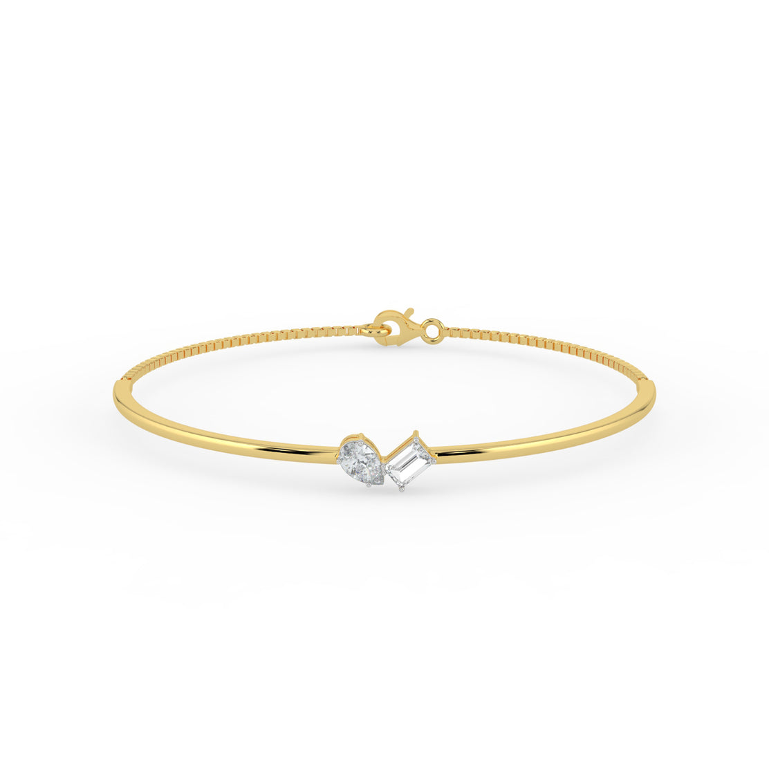 Gema Dual Stone Lab Diamond Bracelet