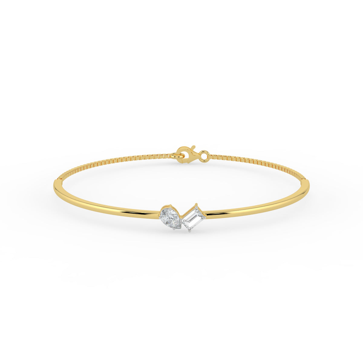 Gema Dual Stone Lab Diamond Bracelet