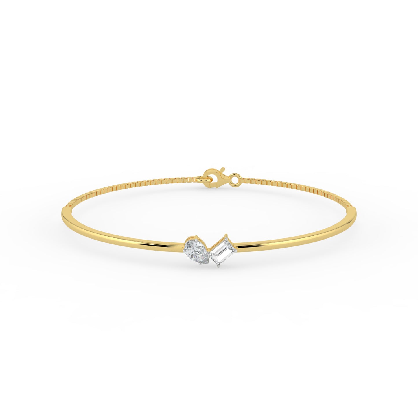 Gema Dual Stone Lab Diamond Bracelet