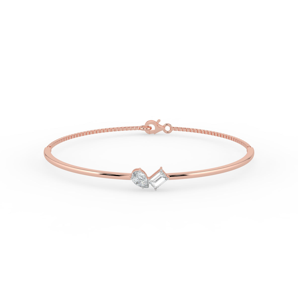 Gema Dual Stone Lab Diamond Bracelet