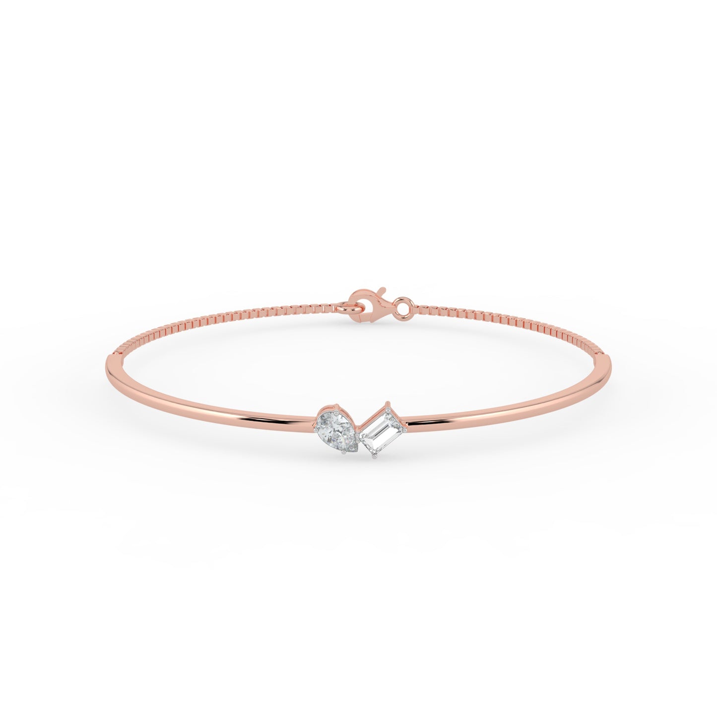 Gema Dual Stone Lab Diamond Bracelet