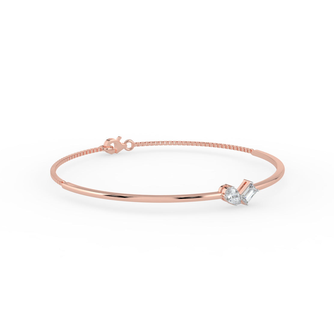 Gema Dual Stone Lab Diamond Bracelet
