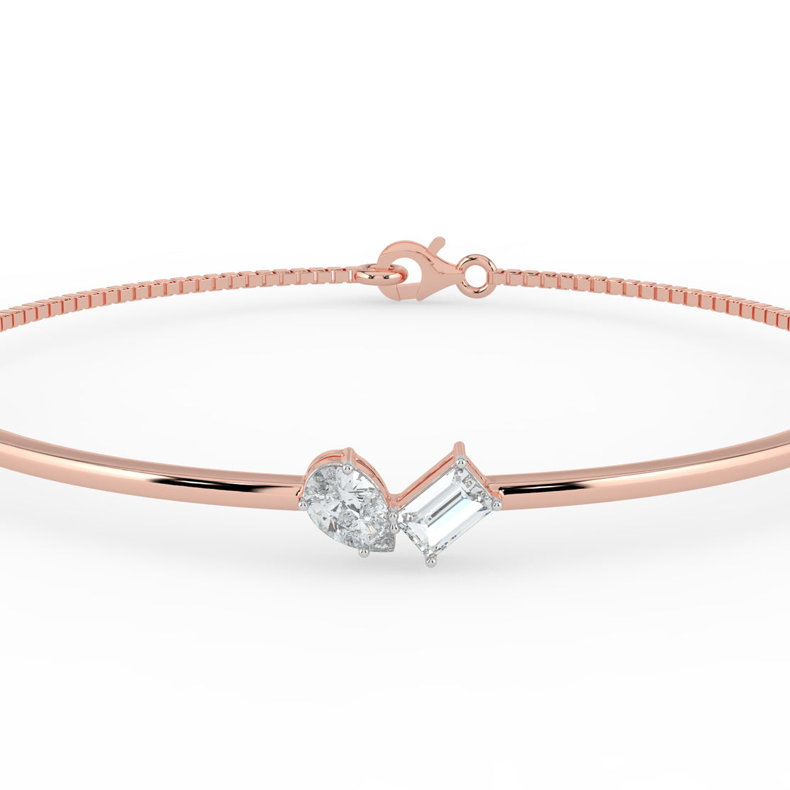 Gema Dual Stone Lab Diamond Bracelet