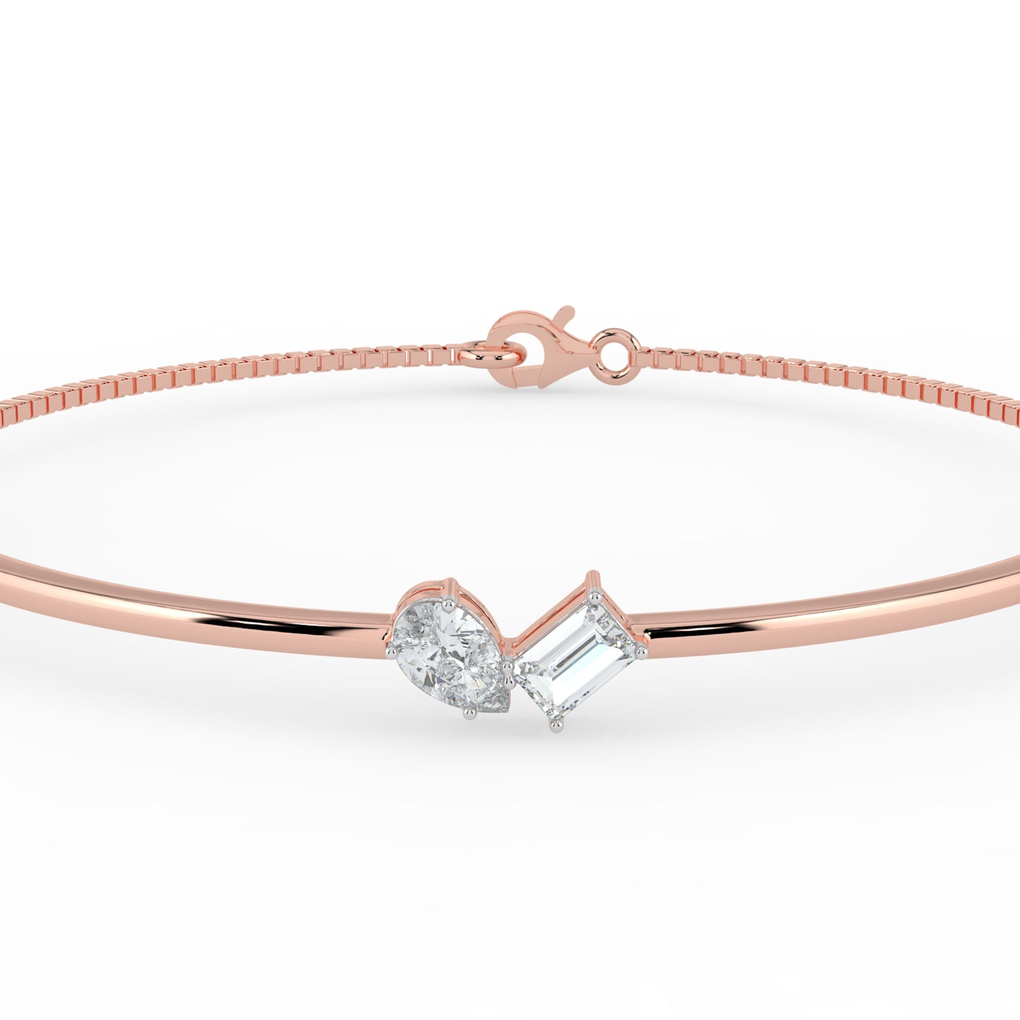 Gema Dual Stone Lab Diamond Bracelet