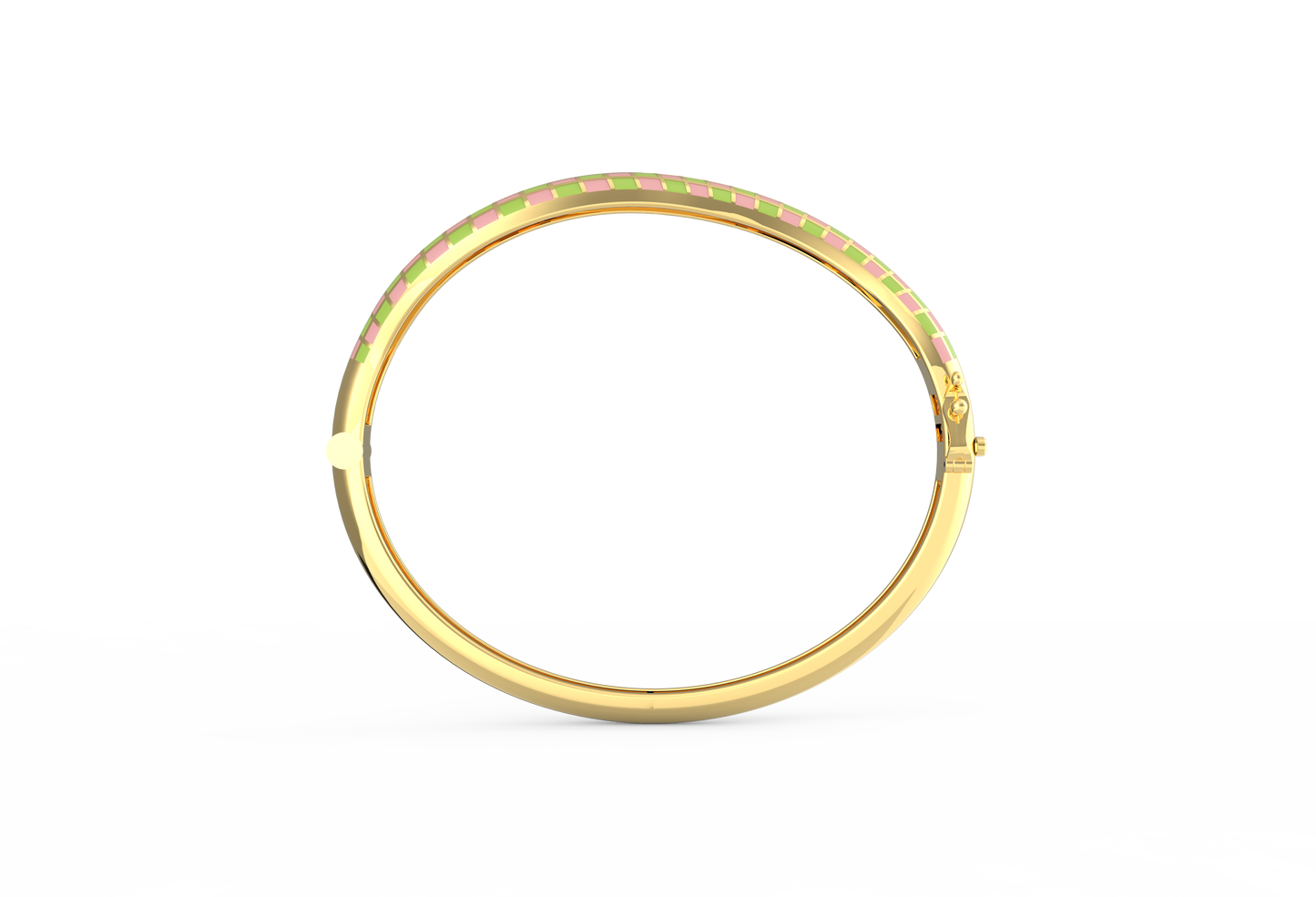 Whimsy Curve Enamel Bangle