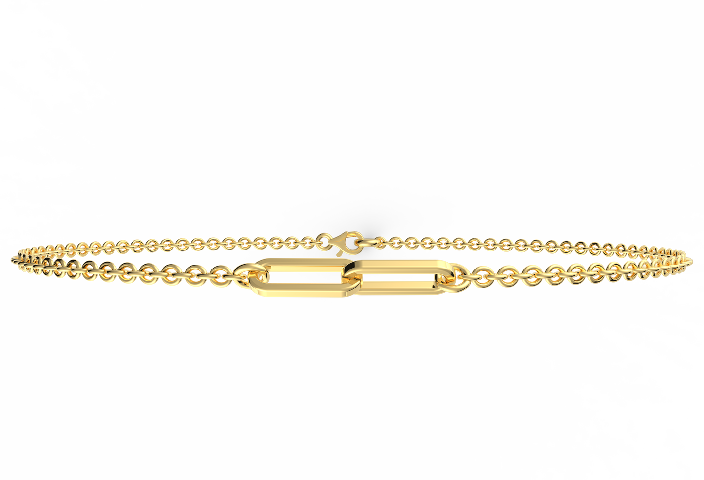 Minimal Interlocked Bracelet