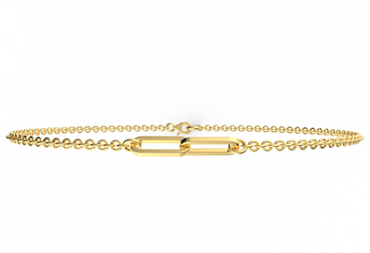 Minimal Interlocked Bracelet