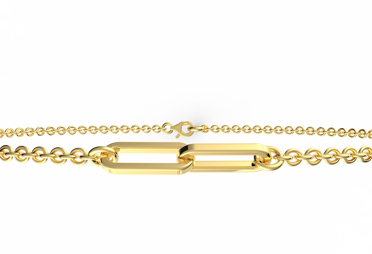 Minimal Interlocked Bracelet