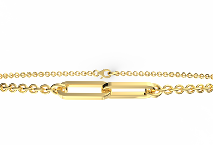Minimal Interlocked Bracelet