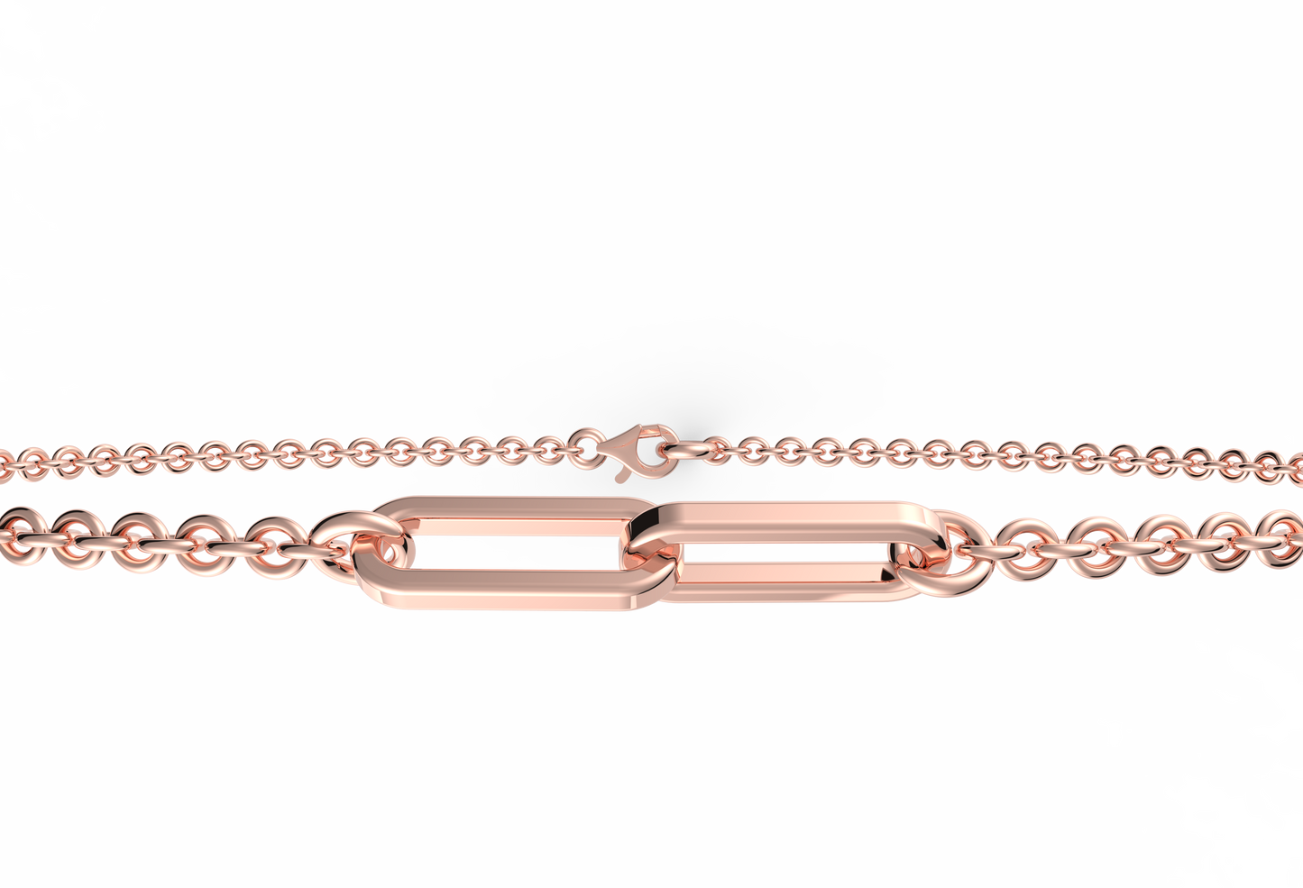 Minimal Interlocked Bracelet