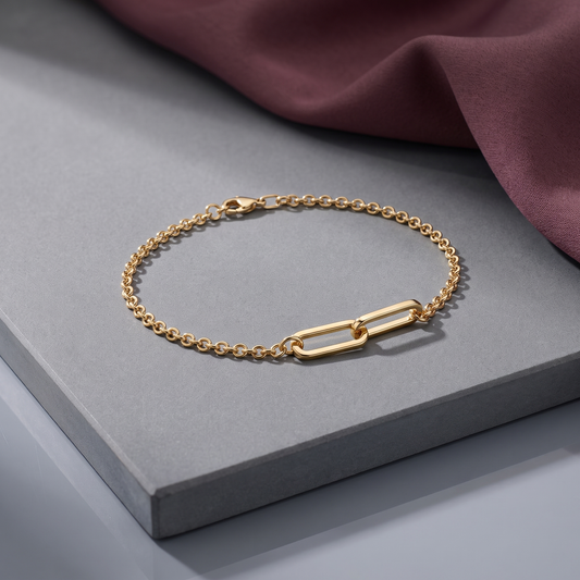 Minimal Interlocked Bracelet