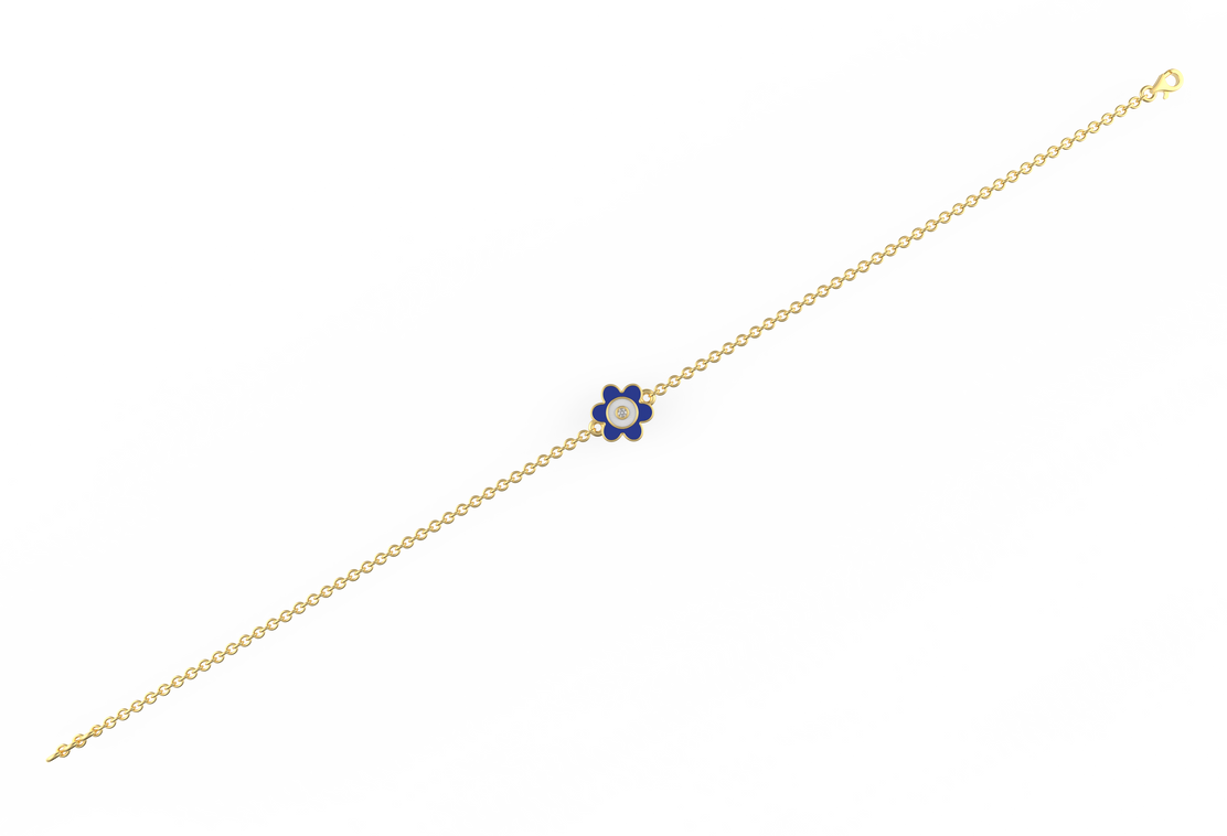 Bloom Evil Eye Lab Diamond Bracelet