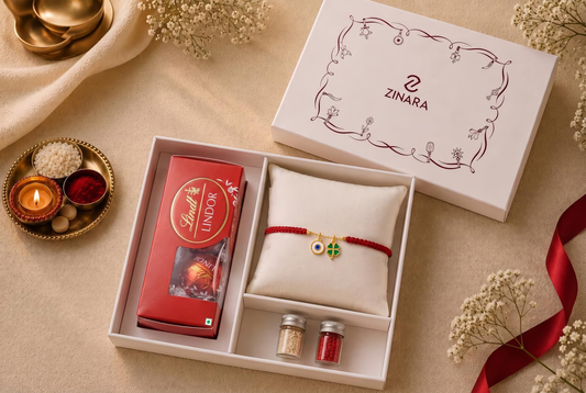 Luck and Protection Silver Rakhi