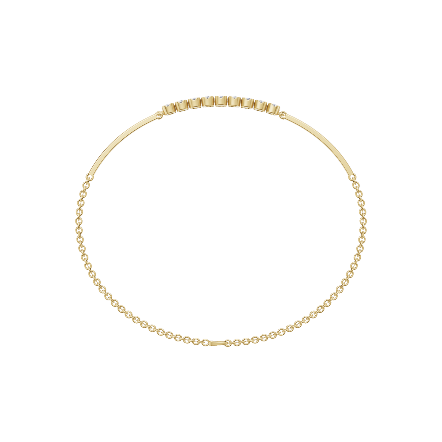 Lustrous Flow Chain Bracelet