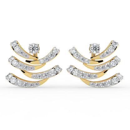 Aster Aura Diamond Earrings