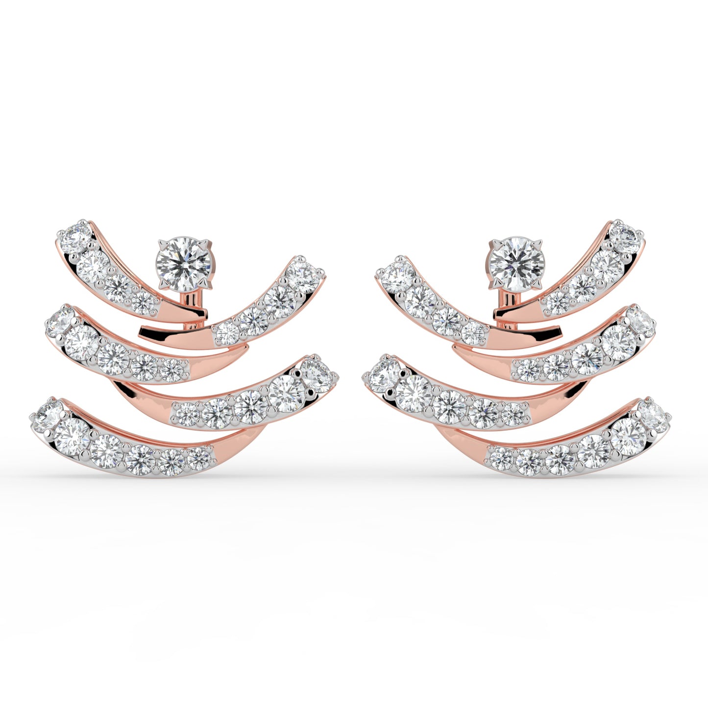 Aster Aura Diamond Earrings