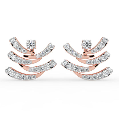 Aster Aura Diamond Earrings
