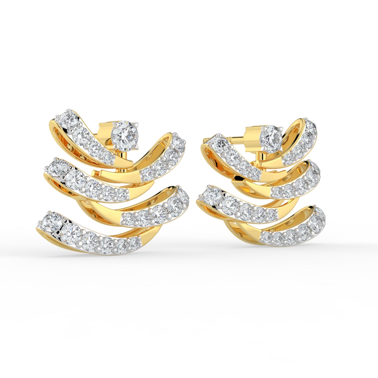 Aster Aura Diamond Earrings