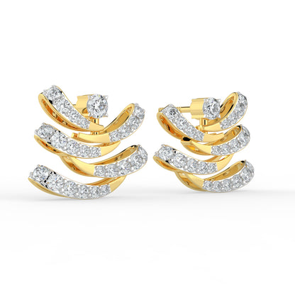 Aster Aura Diamond Earrings