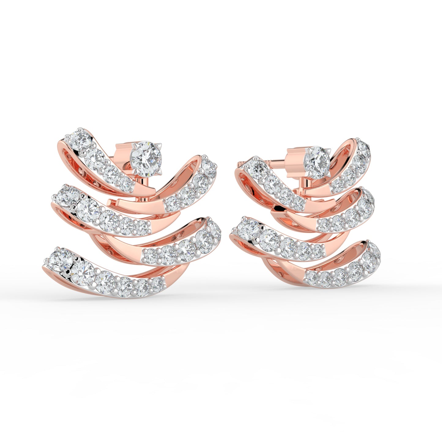 Aster Aura Diamond Earrings