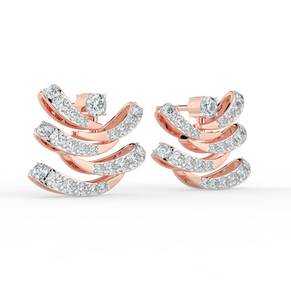 Aster Aura Diamond Earrings