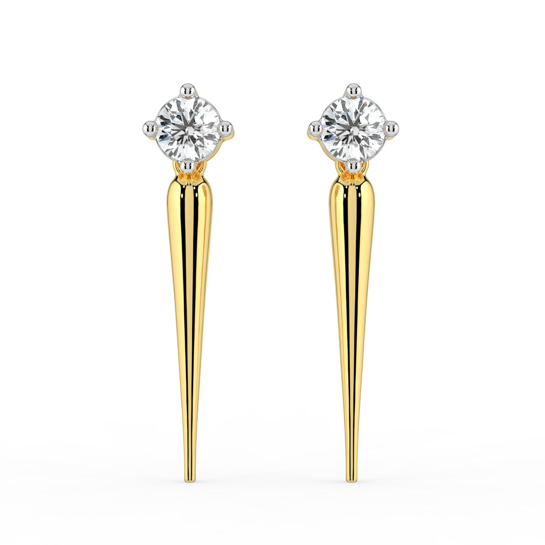 Solace Solitaire Diamond Earrings