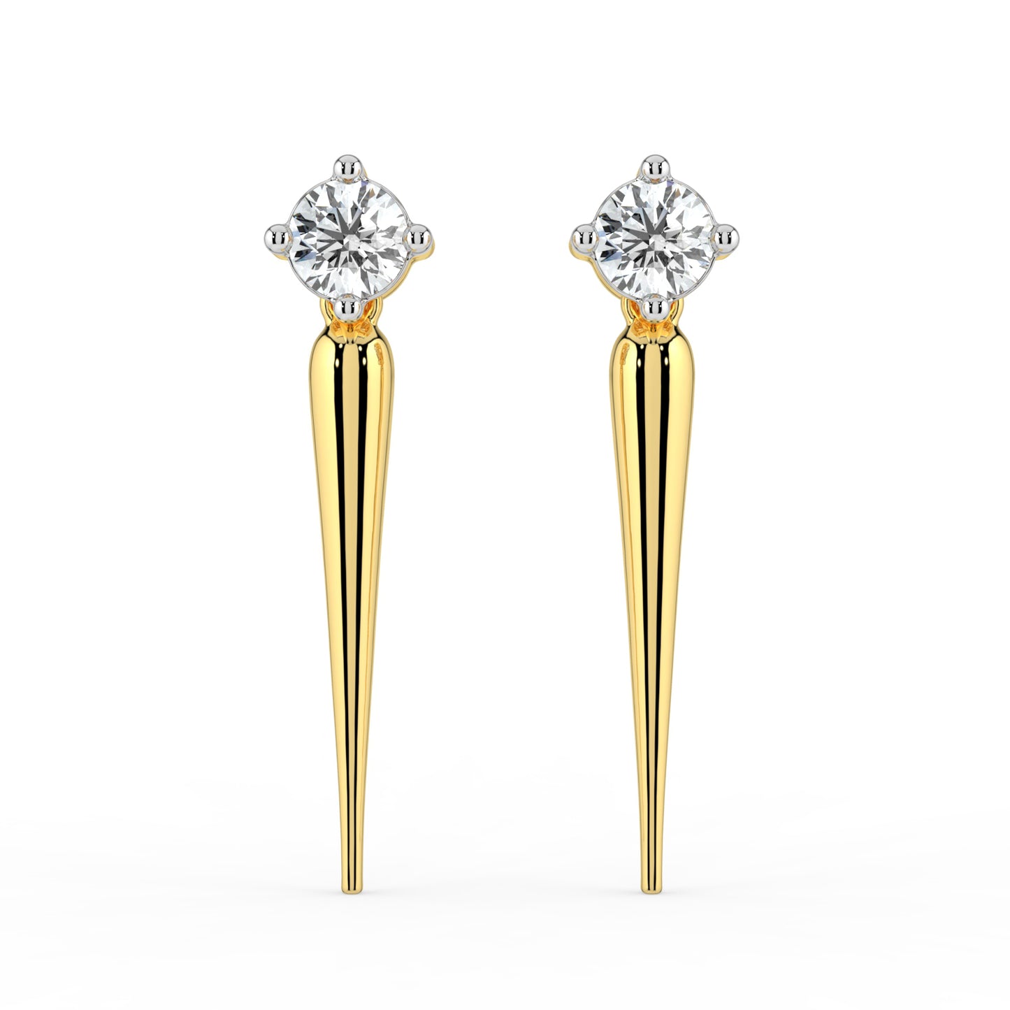 Solace Solitaire Diamond Earrings