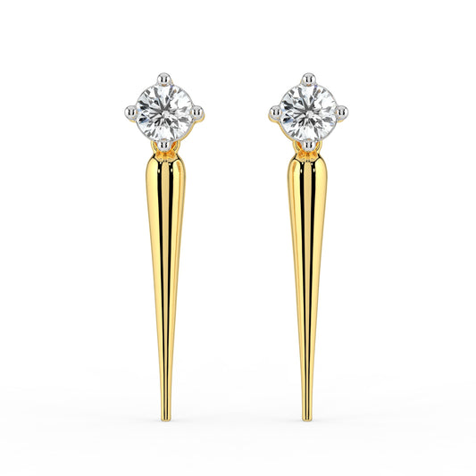Solace Solitaire Diamond Earrings