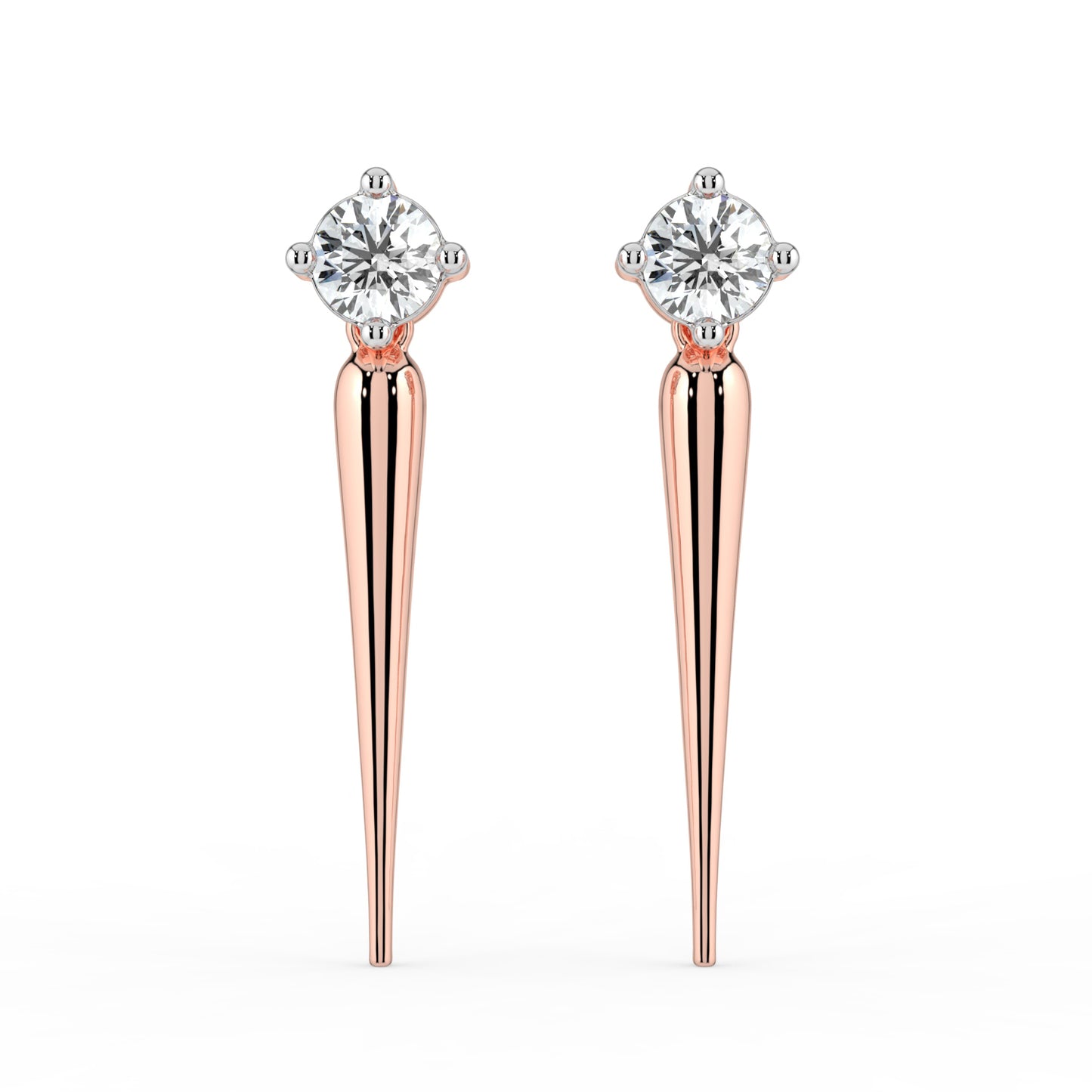 Solace Solitaire Diamond Earrings
