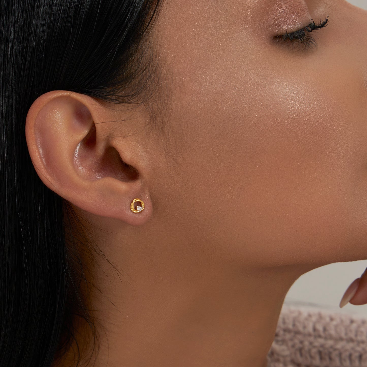 Lustrous Dawn Studs