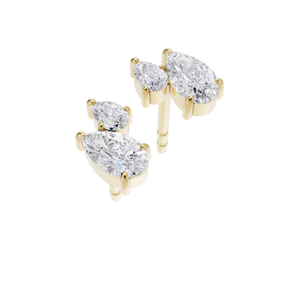Golden Glow Studs