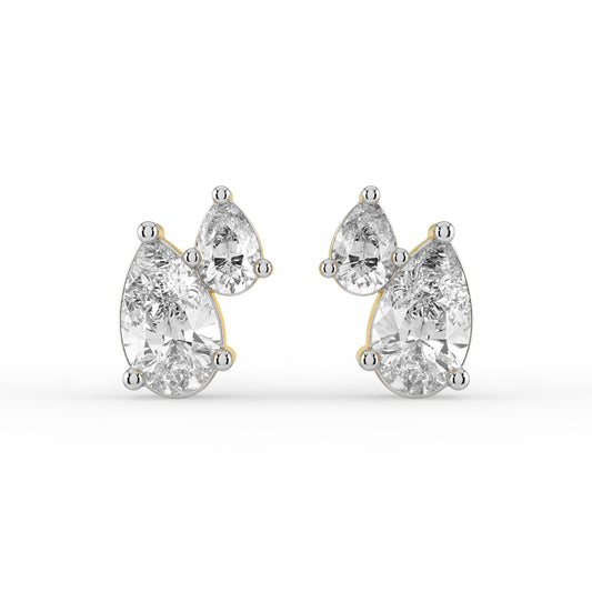 Golden Glow Studs