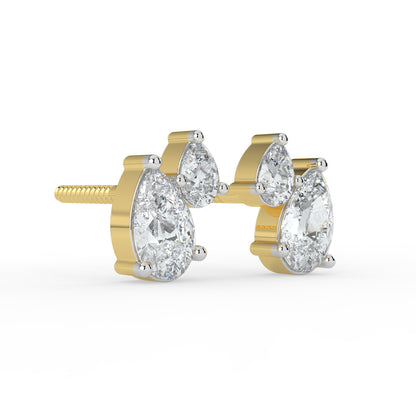 Golden Glow Studs