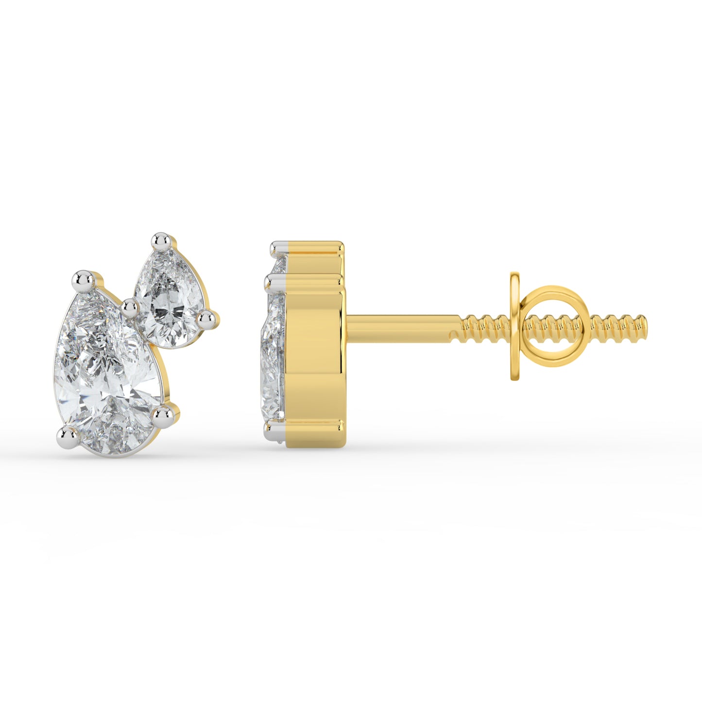 Golden Glow Studs
