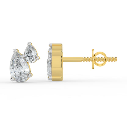 Golden Glow Studs