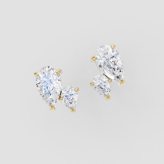 Golden Glow Studs