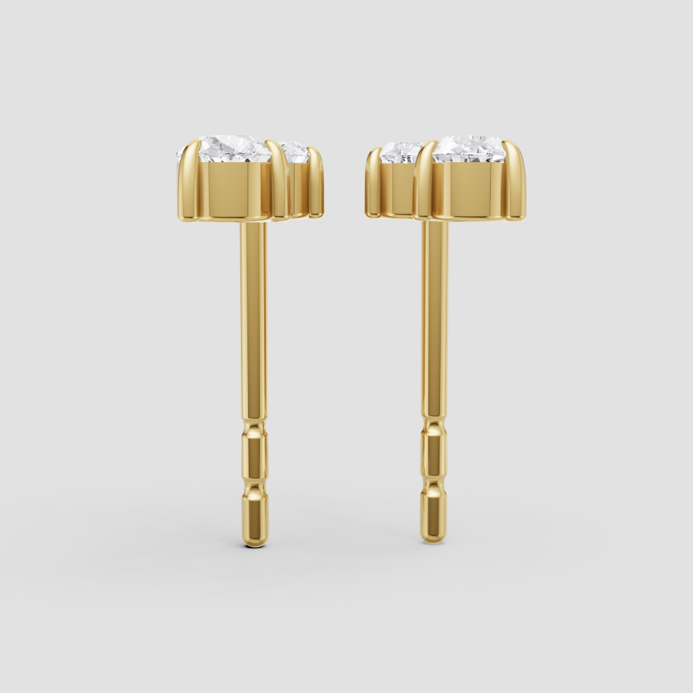 Golden Glow Studs