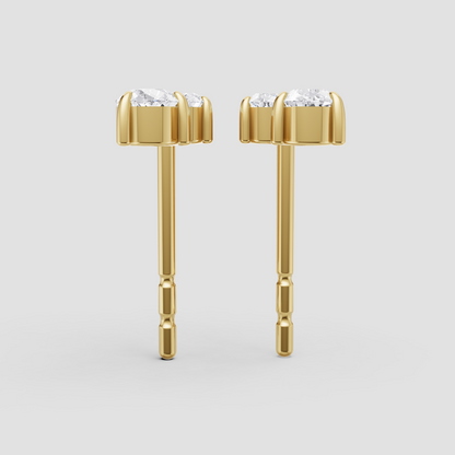 Golden Glow Studs