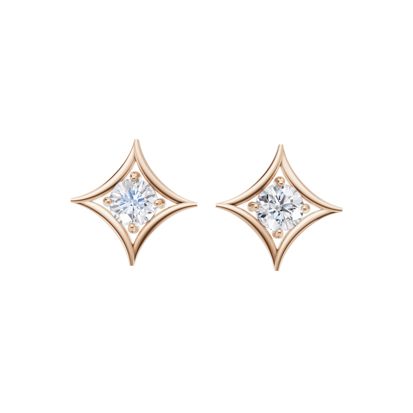 Polished Glimmer Studs