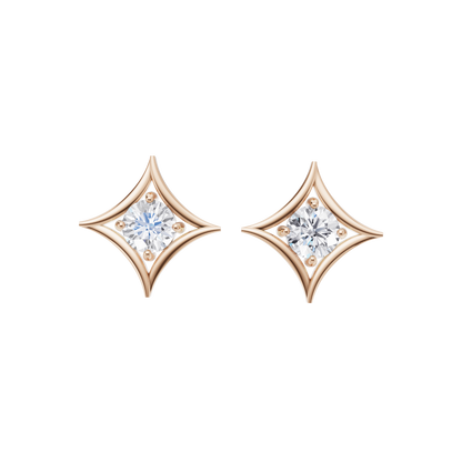 Polished Glimmer Studs