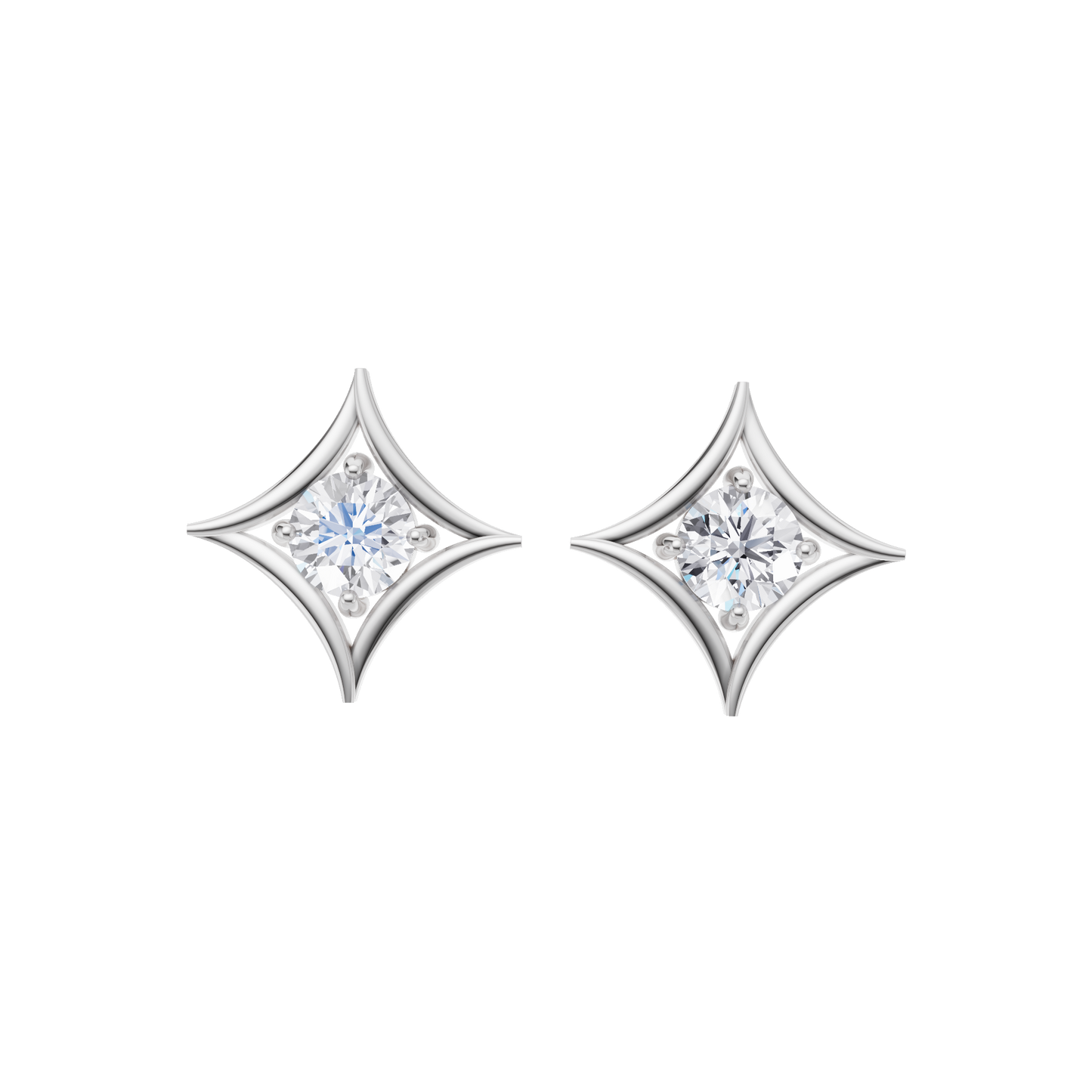 Polished Glimmer Studs