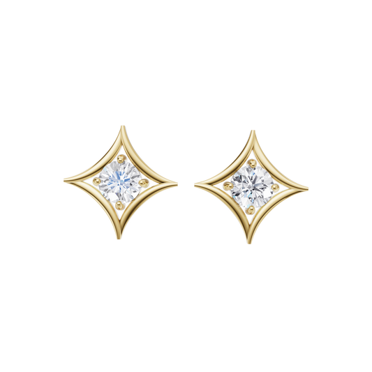 Polished Glimmer Studs