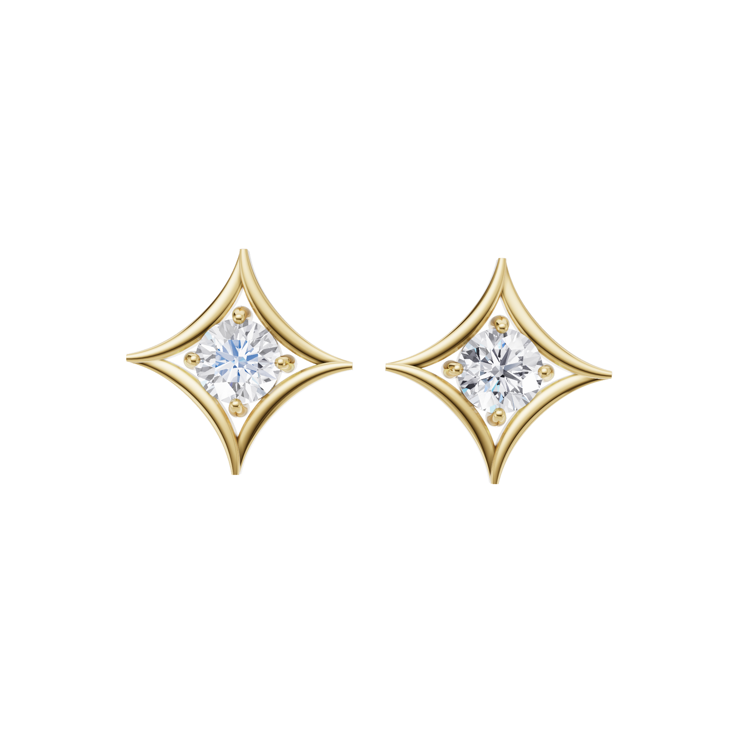 Polished Glimmer Studs