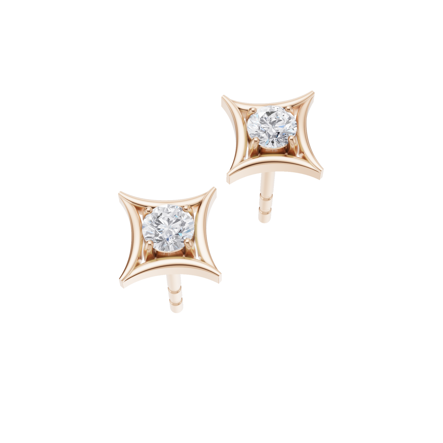 Polished Glimmer Studs